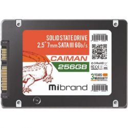 SSD  Mibrand Caiman 256Gb SATA3 2.5" 3D TLC (MI2.5SSD/CA256GB)
