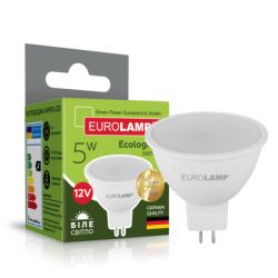  Eurolamp LED SMD MR16 5W GU5.3 4000K 12V (LED-SMD-05534(12)(P)) -  1