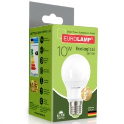 Лампочка Eurolamp LED А60 10W E27 4000K 220V (LED-A60-10274(P)) - Картинка 2
