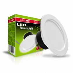  Eurolamp Downlight  "E" 18W 4 (LED-DLR-18/4()) -  1