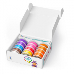 Набір для творчості Lipaka Тварини Меганабір пластиліну самозагуст. (15012-UA01) - Картинка 4