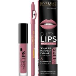 Набор косметики Eveline Cosmetics Oh! My Lips №09 помада + карандаш для губ (5903416009894)