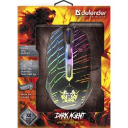 Мышка Defender Dark Agent GM-590L USB Black (52590) - Картинка 4
