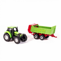 Спецтехніка Siku Трактор Deutz з причепом, 1:55 (6002389) - Картинка 4