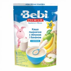 Детская каша Bebi Premium молочная пшеничная +6 мес. 200 г (1105058)