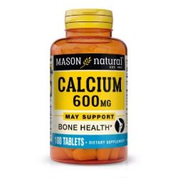  Mason Natural  600 , Calcium 600 mg, 100  (MAV08531) -  1
