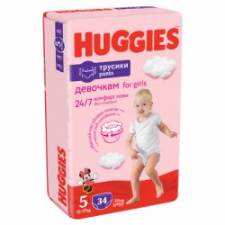 ϳ Huggies Pants 5 Jumbo (12-17 )   34  (5029053564272) -  2