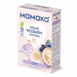 Детская каша MAMAKO на козьем молоке овсяная с черносливом 200 г (1105416)