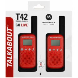 ����������� ����� Motorola TALKABOUT T42 Red Twin Pack (B4P00811RDKMAW) - �������� 12