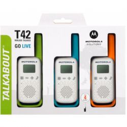   Motorola TALKABOUT T42 Triple Pack (B4P00811MDKMAW) -  12