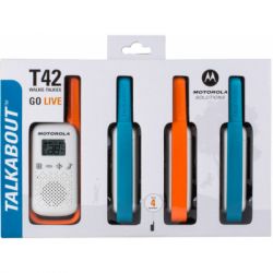   Motorola TALKABOUT T42 Quad Pack (B4P00811MDKMAQ) -  3