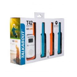 Портативная рация Motorola TALKABOUT T42 Quad Pack (B4P00811MDKMAQ) - Картинка 4