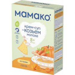 Детская каша MAMAKO Крем-суп из тыквы на козьем молоке,150г (1105530)