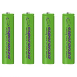  Esperanza AAA 1000mAh Ni-MH*4 green (EZA102G) -  3