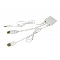  HDMI M to VGA F (      USB) ST-Lab (U-990 white) -  5