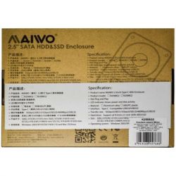   Maiwo 2.5" SATA HDD/SSD to USB3.1 GEN2 Type-C (45768) -  8