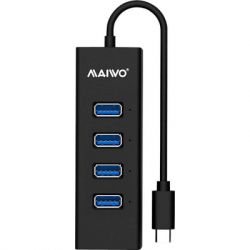  Maiwo USB Type-C to 4 USB3.0 cable 15 cm (KH304C) -  1