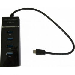Концентратор Maiwo USB Type-C to 4х USB3.0 cable 29 cm (KH303) - Картинка 2