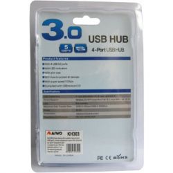 Концентратор Maiwo USB Type-C to 4х USB3.0 cable 29 cm (KH303) - Картинка 3
