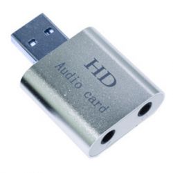 Звуковая карта Звуковая плата Dynamode USB-SOUND7-ALU silver - Картинка 3