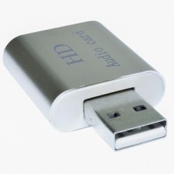 Звуковая карта Звуковая плата Dynamode USB-SOUND7-ALU silver - Картинка 5