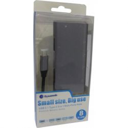Перехідник Dynamode USB3.1 Type-C to HDMI, 3хUSB3.0, RJ45, USB Type-C Female, SD (Dock-USB-TypeC-HDMI-USB3.0-RJ45) - Картинка 7