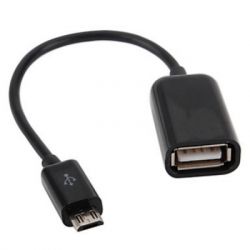   OTG USB 2.0 AF to Micro 5P 0.16m Lapara (LA-UAFM-OTG black)