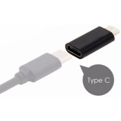  Lapara Micro USB Male to USB 3.1 Type-C Female black (LA-MaleMicroUSB-TypeC-Female black) -  2