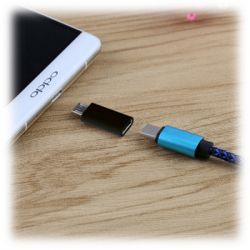  Lapara Micro USB Male to USB 3.1 Type-C Female black (LA-MaleMicroUSB-TypeC-Female black) -  4