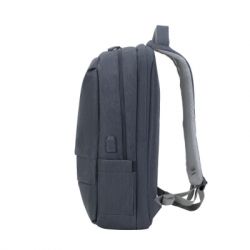 Рюкзак туристический RivaCase 17.3" 7567 Prater, anti-theft (7567Dark Grey) - Картинка 5