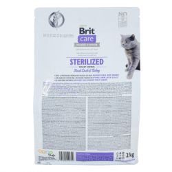 ����� ���� ��� ����� Brit Care Cat GF Sterilized Weight Control 2 �� (8595602540792) - �������� 2