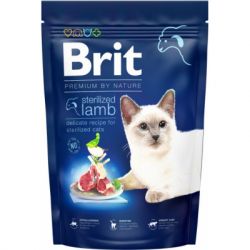     Brit Premium by Nature Cat Sterilized Lamb 300  (8595602553006)