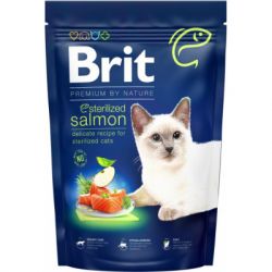     Brit Premium by Nature Cat Sterilized Salmon 300  (8595602553013) -  1