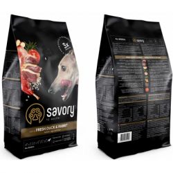     Savory Adult All Breeds rich in Fresh Duck and Rabbit 3  (4820232630174) -  2