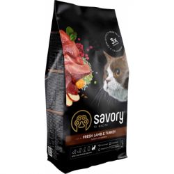     Savory Adult Cat Sensitive Digestion Fresh Lamb and Turkey 2  (4820232630082)