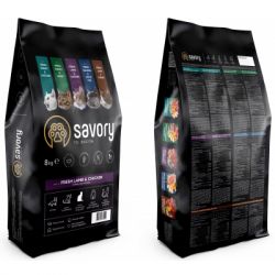 ����� ���� ��� ����� Savory Adult Cat Steril Fresh Lamb and Chicken 8 �� (4820232630129) - �������� 2