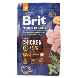 Сухой корм для собак Brit Premium Dog Adult M 3 кг (8595602526352) - Картинка 2