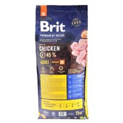     Brit Premium Dog Adult M 15  (8595602526376) -  3