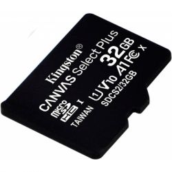   32 GB microSD Kingston UHS-I Canvas Select Plus 1 R100   SDCS2/32GBSP  -  1
