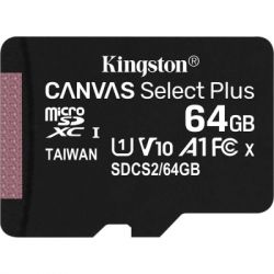    ' 64 GB microSDXC Kingston UHS-I Canvas Select Plus Class 10 1 (R-100MB/s) (SDCS2/64GB) -  2
