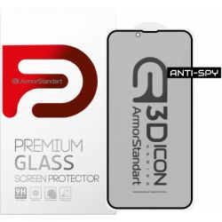   Armorstandart Icon 3D Anti-spy  Apple iPhone 13 Pro Max Black (ARM60979)