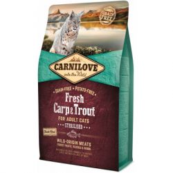     Carnilove Fresh Carp and Trout Sterilised for Adult cats 2  (8595602527441) -  1