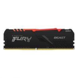     DDR4 32GB 3200 MHz Fury Beast RGB Kingston (KF432C16BBA/32) -  4