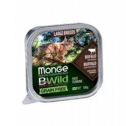    Monge BWild Grain Free Wet Buffalo Large Breeds 100  (8009470012850)