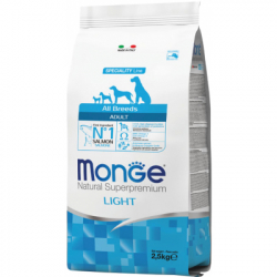 ����� ���� ��� ����� Monge Dog All breeds Adult Light ������ � ����� 2.5 �� (8009470011228)