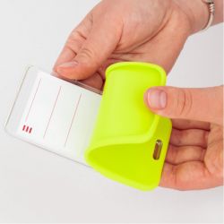 Бейдж Axent чехол SoftTouch матовый, 54х85мм, салатовый (4550V-09-A) - Картинка 5