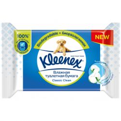 Туалетная бумага Kleenex Classic влажная 42 шт. (5029053577494)