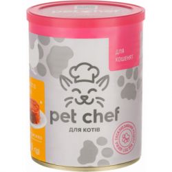 Паштет для кошек Pet Chef с курицей для котят 360 г (4820255190389)