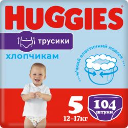 ϳ Huggies Pants 5 M-Pack (12-17 )   104  (5029054237465)