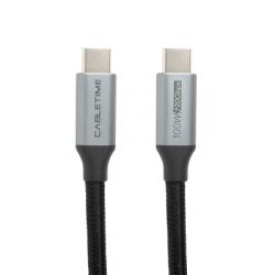   USB-C 3.1 to USB-C 1.0m 10Gbps, 100W, 20V/ 5A, 4K/ 60HZ PowerPlant (CA913312)
